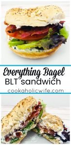 Everything Bagel BLT Sandwich - Cookaholic Wife